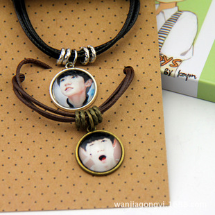 批发采购手链-快乐大本营 TFBOYS王源 皮绳情