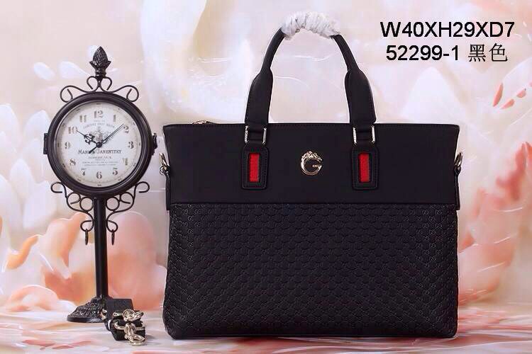 真皮男包2014新款男士手提包52299商务名牌