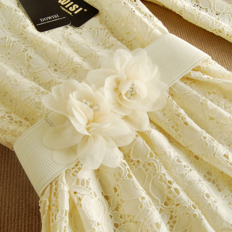 2014春装新款蕾丝<em>连衣裙少女装</em>韩版气质OL修