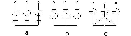 2三相lbcksg型电抗器和单相lbckdg型电抗器与电容器串联的接线方式