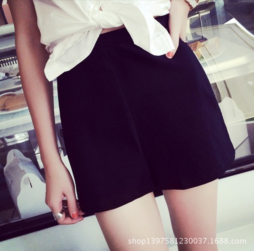 高<em>腰短裤</em>2014<em>夏季</em>新款韩版宽松女式休闲裤百