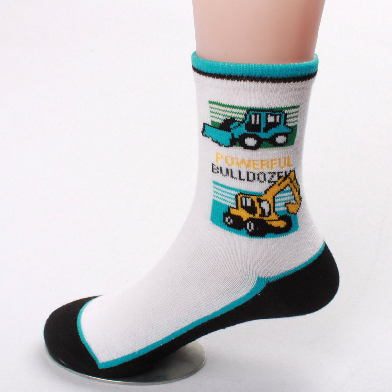 【最新NISSEN全棉卡通汽车袜男童袜 儿童袜子