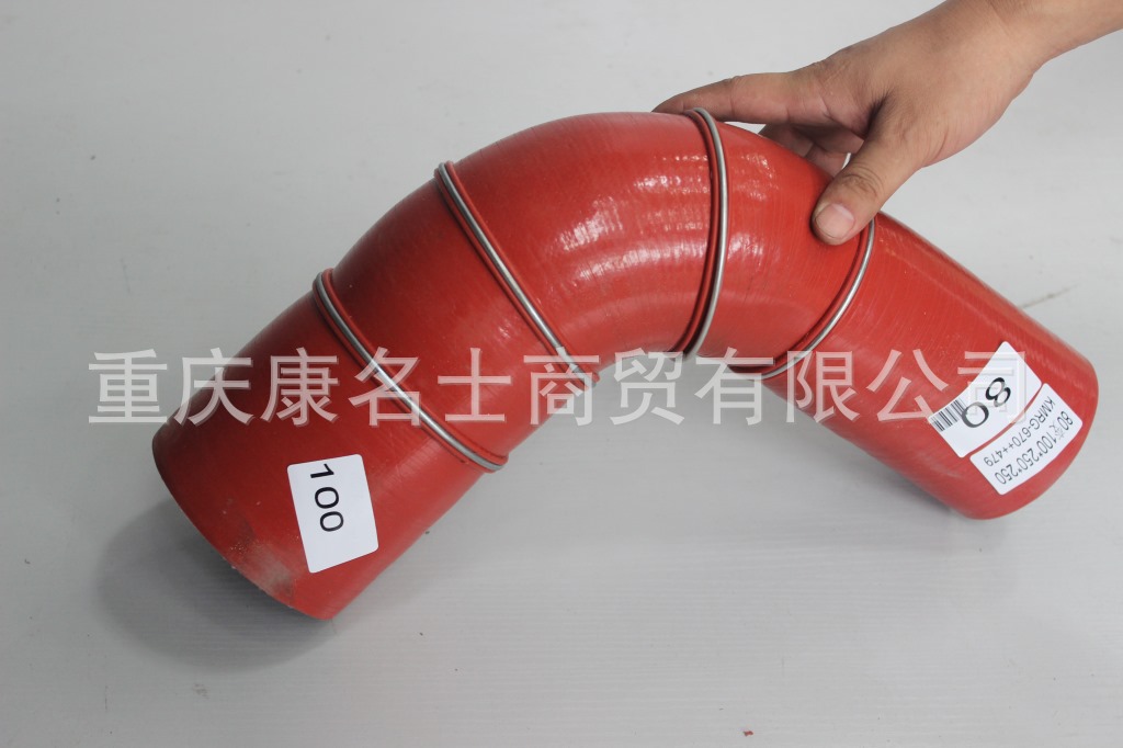 大口徑硅膠管KMRG-670++479-變徑膠管80變100X250X250-內(nèi)徑80變100X夾布壓力膠管,鋼絲7字內(nèi)徑80變100XL450XL300XH290XH290-3