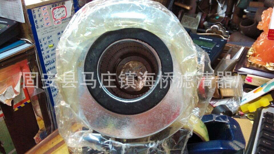 三菱燃油精滤器  外径128-内孔56-H265mm平到平