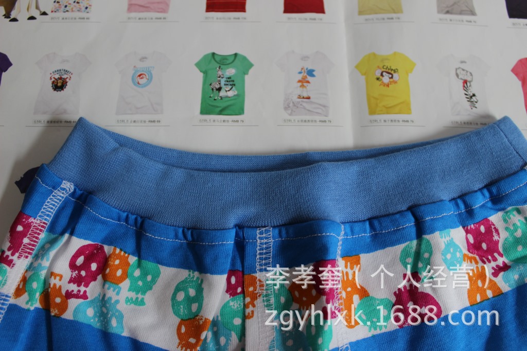 童裤-外贸原单 西松屋<em>童短裤/内裤</em> 印花童短裤