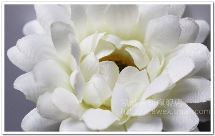 【diy手工材料 仿真西洋花非洲菊花头 橙色 白色