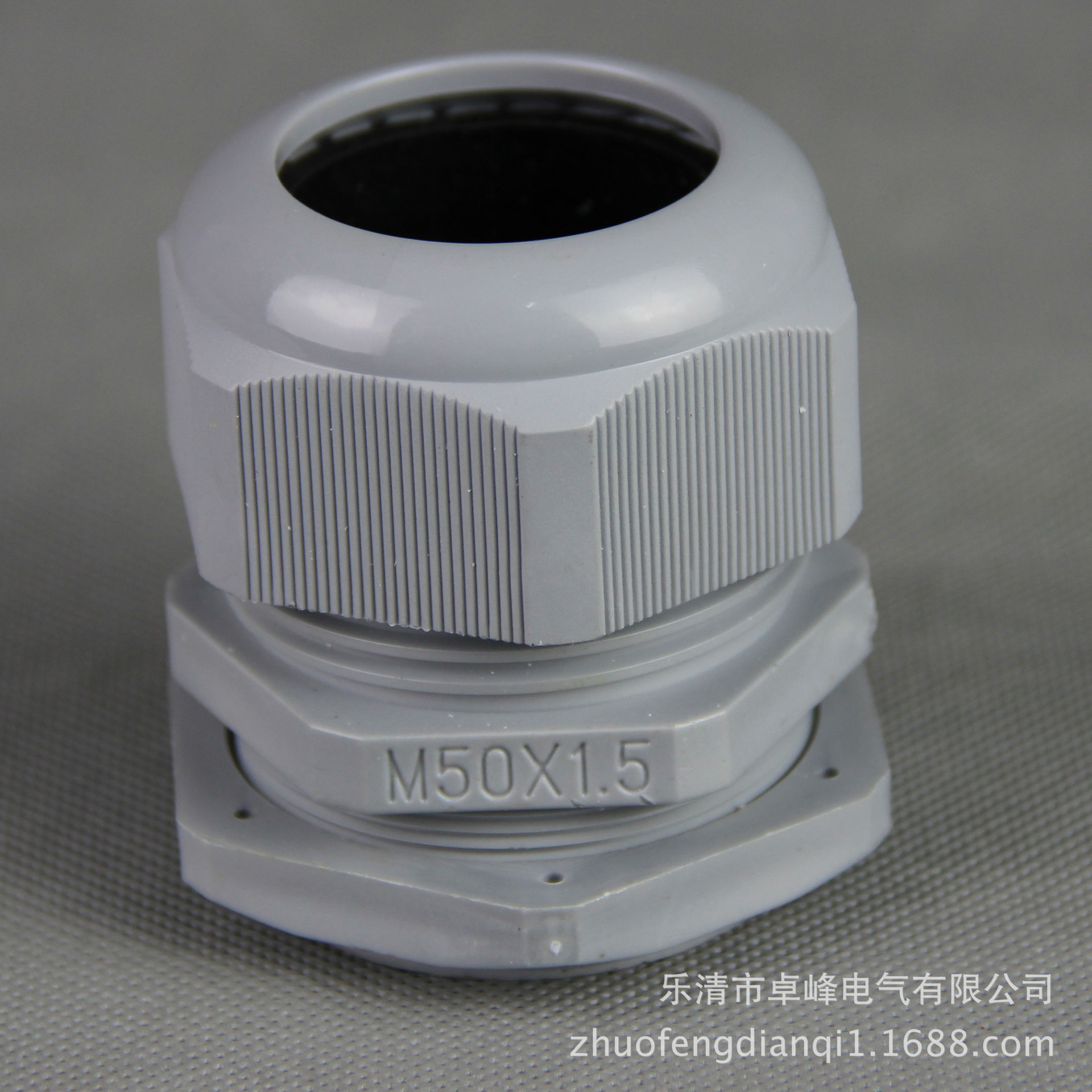 工厂直销 m50x1.5 ip68塑料环保阻燃v0级 尼龙电缆防水密封套