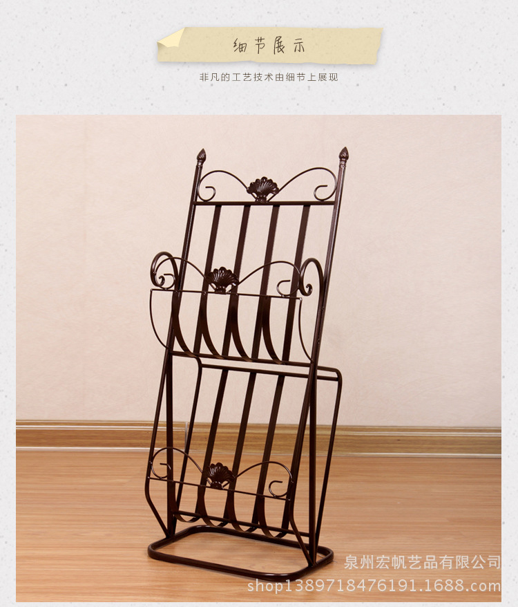 花架-佰色居 欧式 铁艺花架 落地式花架 阳台花