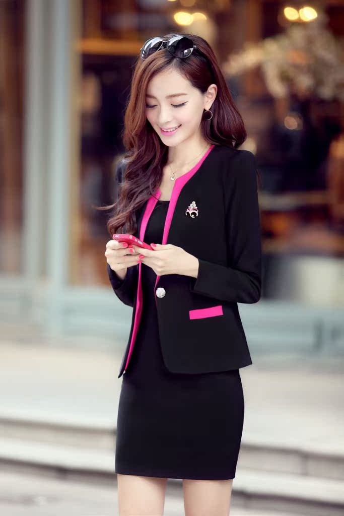 批发采购职业女装-春季新款职业套装女装时尚