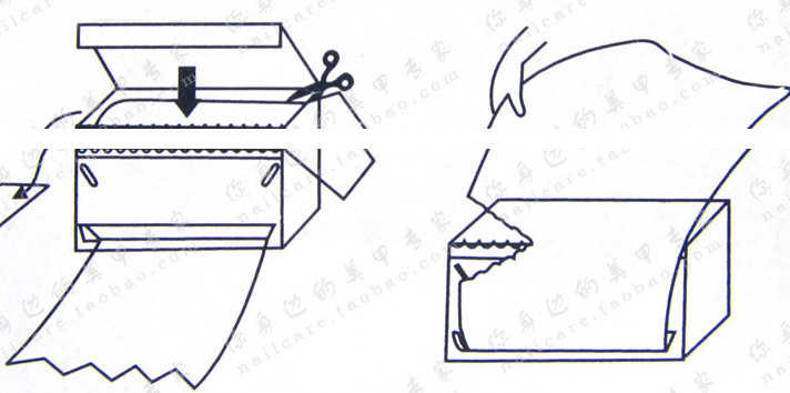 美甲加厚锡纸 卸甲专用锡纸 美甲工具用品批发图片_10