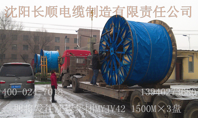 出厂前认真检查矿用钢丝铠装电力电缆MYJV42