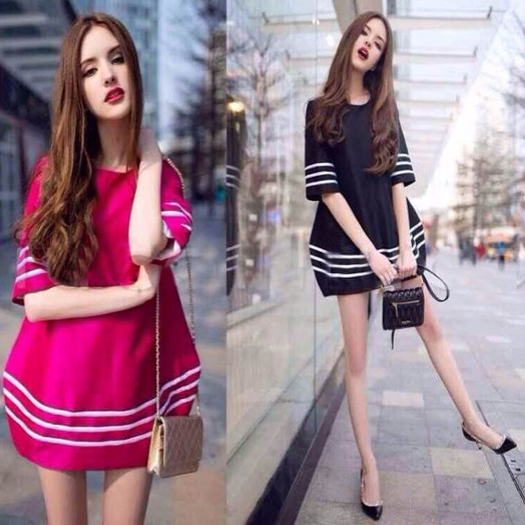 欧洲站<em>2014最新女装</em>超大牌 <em>时尚</em>连衣裙 图片_