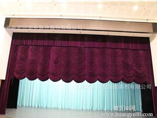 舞台幕布-批发定做升降串褶幕布-舞台幕布尽在