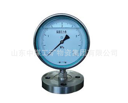 防腐膜片式压力表