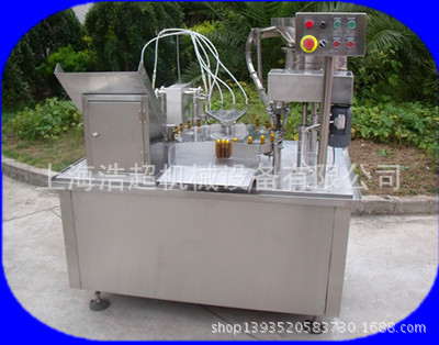 灌装机械-10-20Ml全自动口服液灌装轧盖机 4头