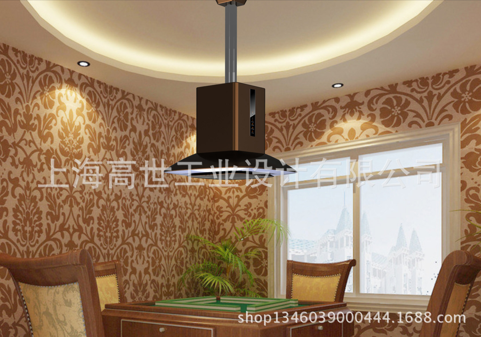 棋牌室净化器外观结构设计