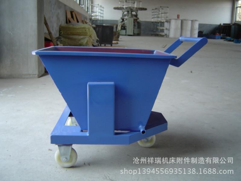 来图加工订做机床排屑专用集屑车  机床垃圾排屑车