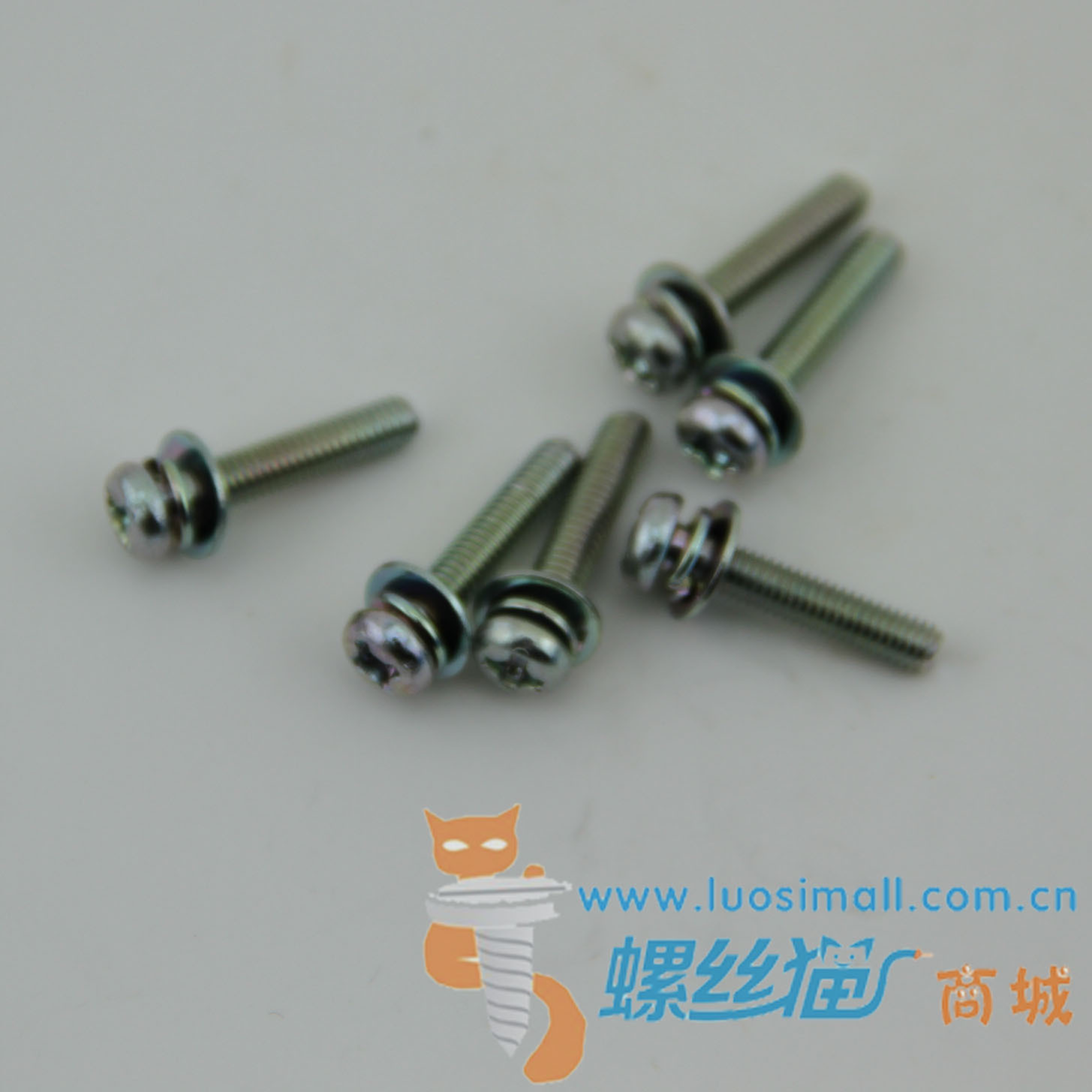 十字小盘头三组合环保彩锌