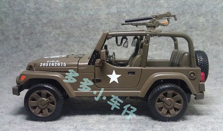 【批发价 牧马人jeep军车 汽车声光版 儿童玩具