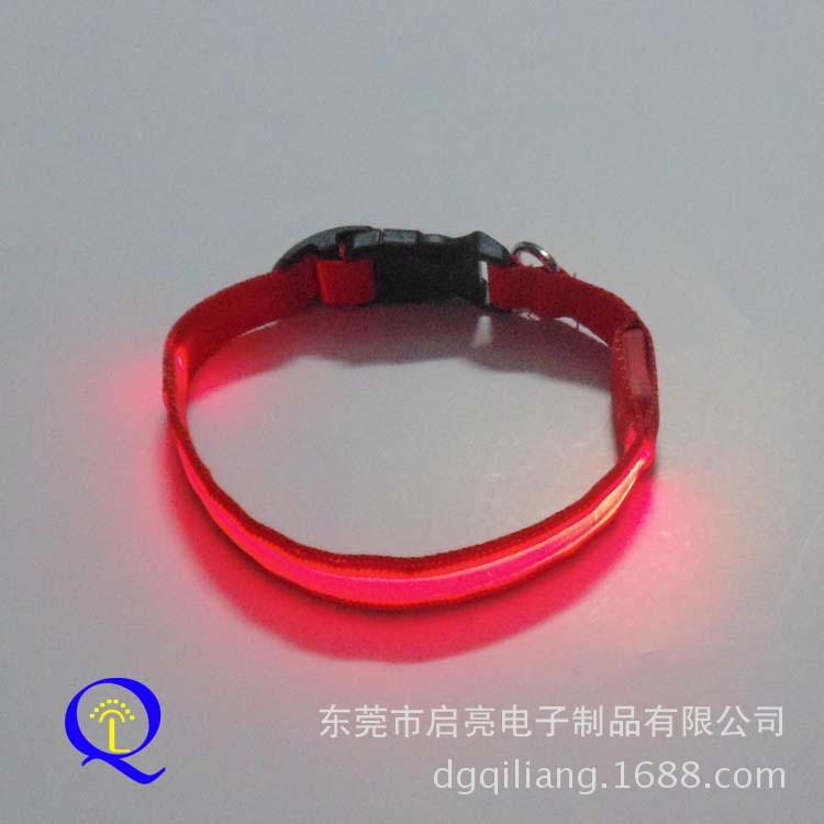 供應批發LED發光狗帶 發光項圈 狗項圈狗鏈 大中小型寵物用品混批工廠,批發,進口,代購