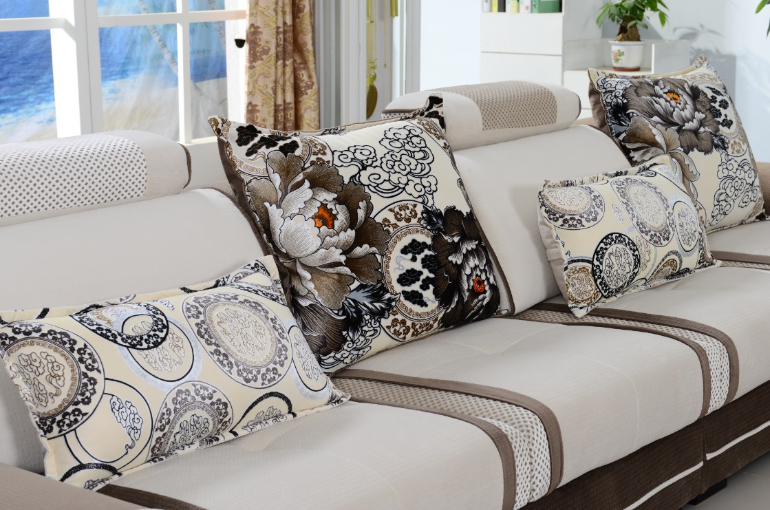 江彬家具 高档客厅布艺沙发 组合贵妃沙发 现代时尚大型舒适沙发