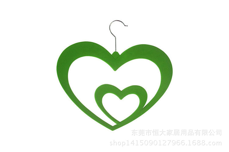 厂家热款爆销双心衣架 精品时尚架紫 品质保证 量大从优