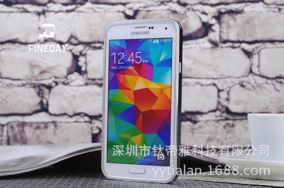三星s5金属钢化玻璃手机壳 (3)