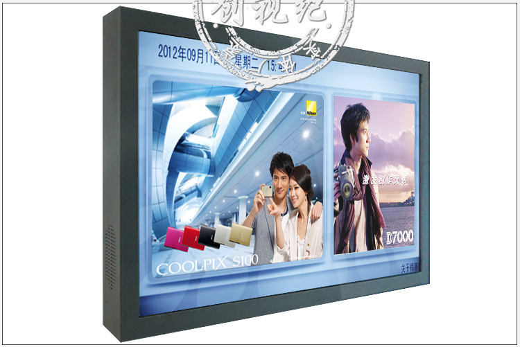 42寸直角电视液晶广告机服饰专卖店广告机水