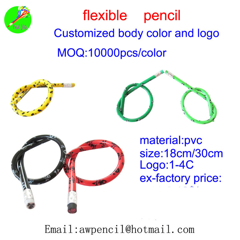 soft pencil with logo