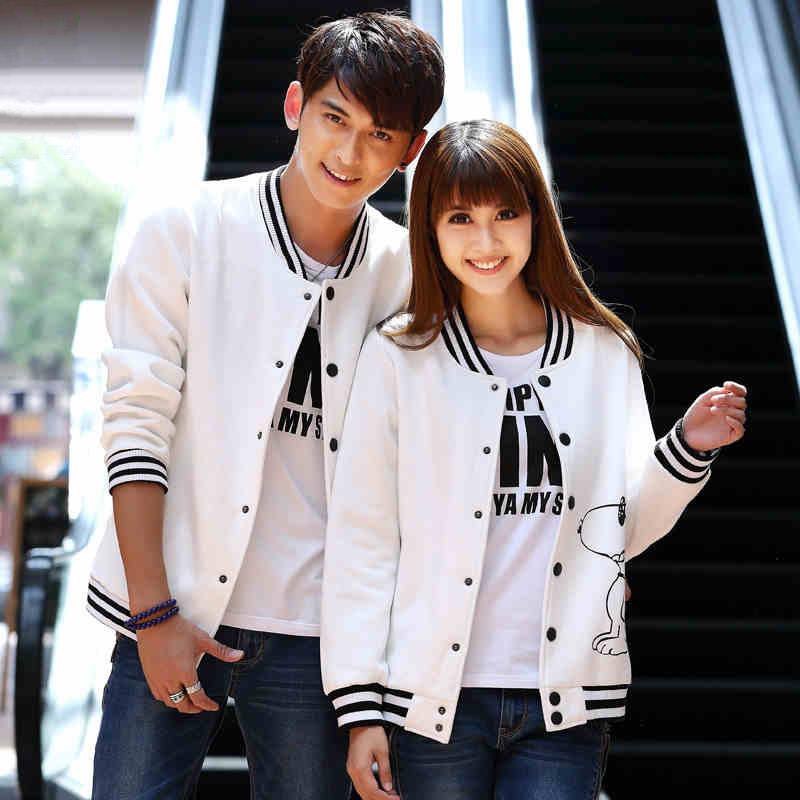 2014秋冬新款情侣装韩版长袖<em>卫衣开衫</em>时尚情