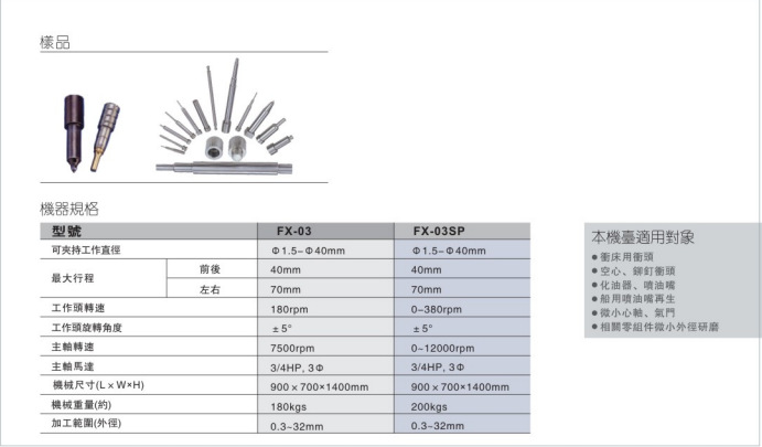 供应[哈特曼]高精度磨床FX-03/03SP外径研磨机/外圆磨床