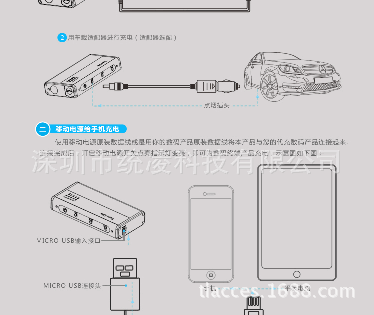 汽车启动电源详情页