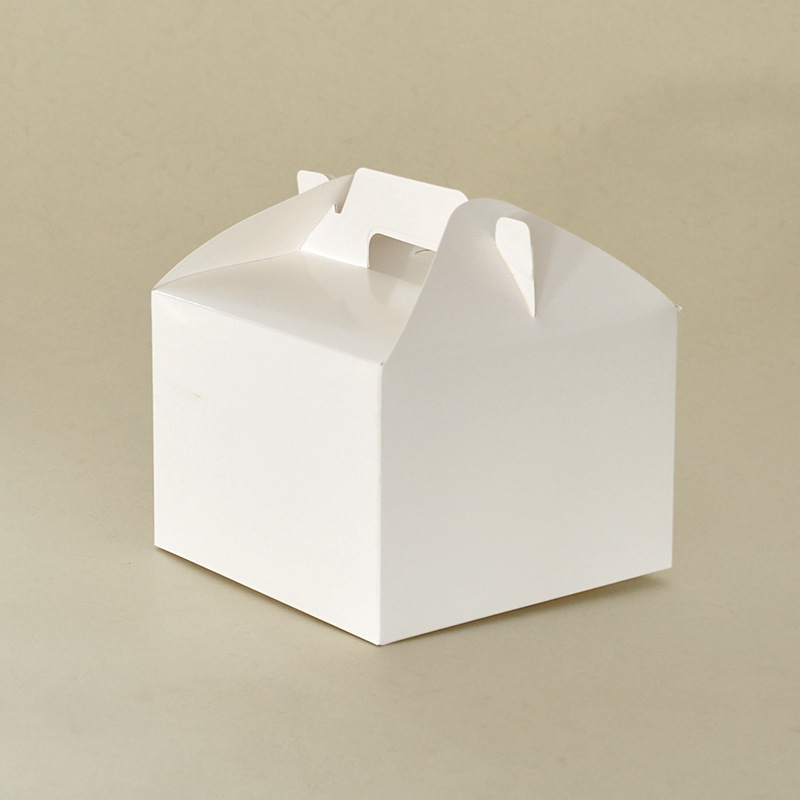 【批发供应礼品盒 纸杯蛋糕盒 烘焙包装盒 纯白
