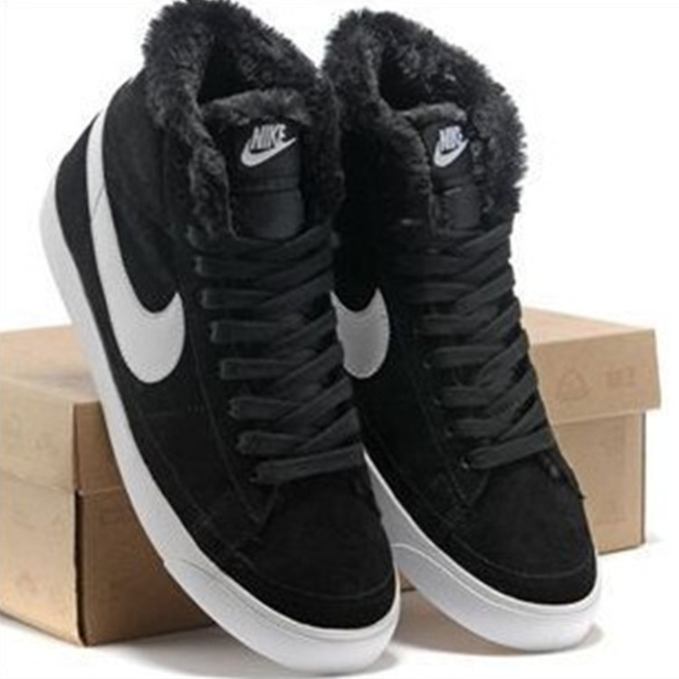 耐克板鞋男鞋高帮女式运动鞋 开拓者旅游鞋 冬