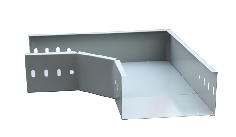 桥架-水平90°弯 100*50 槽式桥架弯头 不锈钢