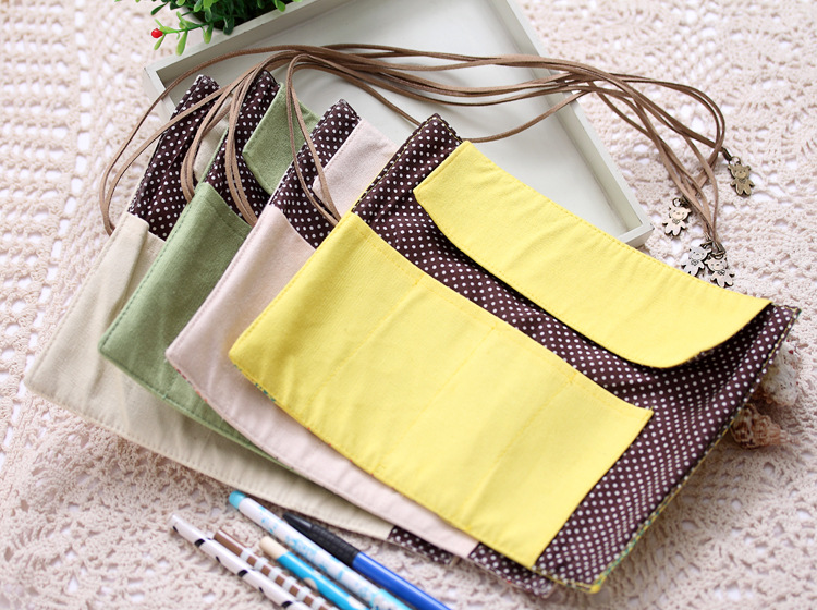 笔袋-厂家直销 典雅布艺卷笔袋 文具盒收纳包化妆包学生必备-笔袋尽在阿里巴巴-义