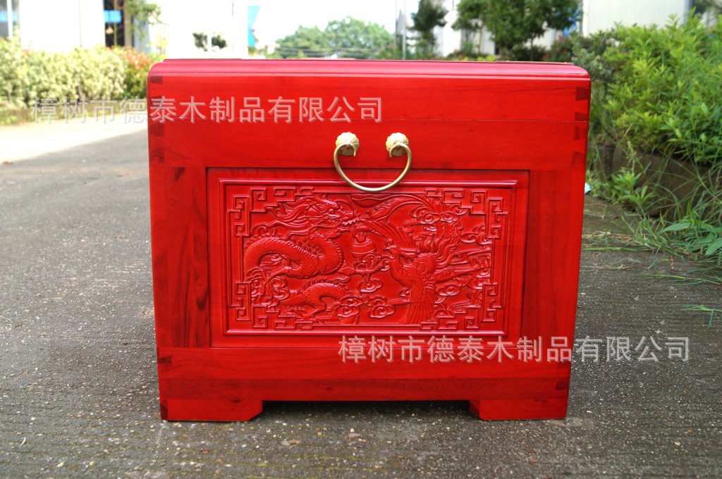 龙凤双喜 樟木箱 83x45x38cm (11)