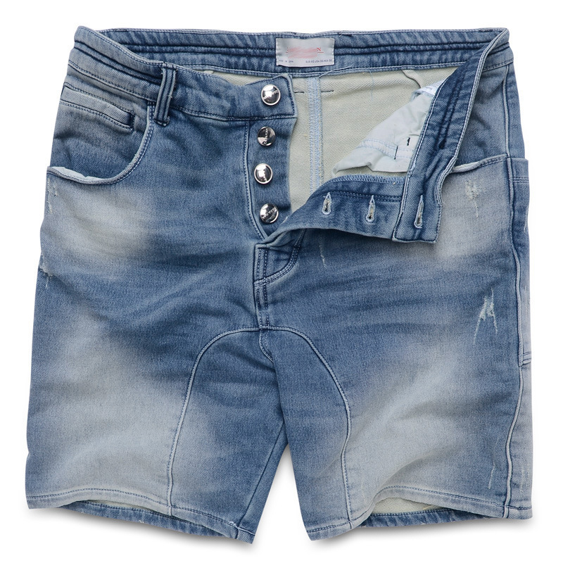夏日新款男式<em>牛仔短裤</em> 直筒男式五分裤 <em>外贸</em>男