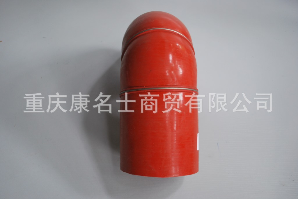 上海胶管KMRG-366++500-弯头胶管内径130X弯头-内径130X硅胶管尺寸,红色钢丝3凸缘37字内径130XL400XL240XH290XH310-7