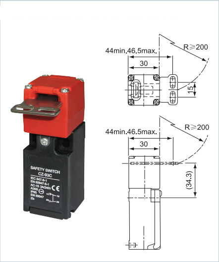 电工电气/开关/门式安全开关/CZ-93BPG01