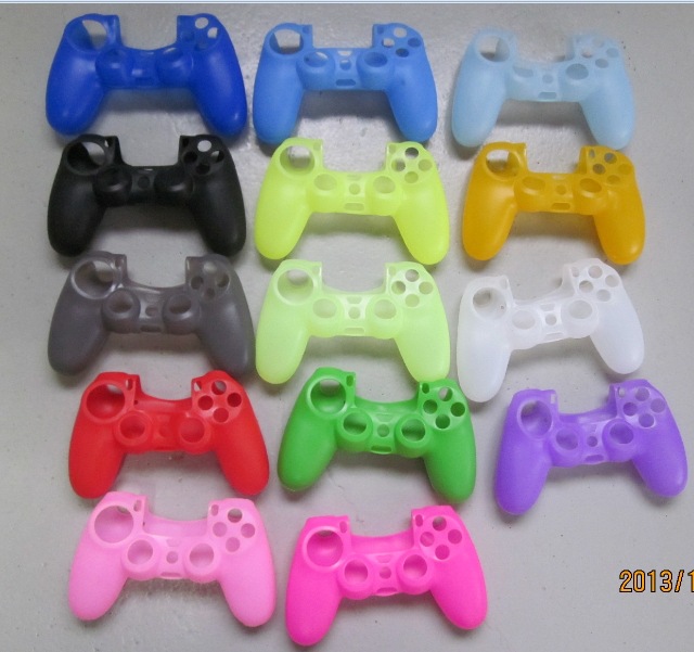 游戏机及周边-PS4手柄 硅胶套 单色 现货 颜色