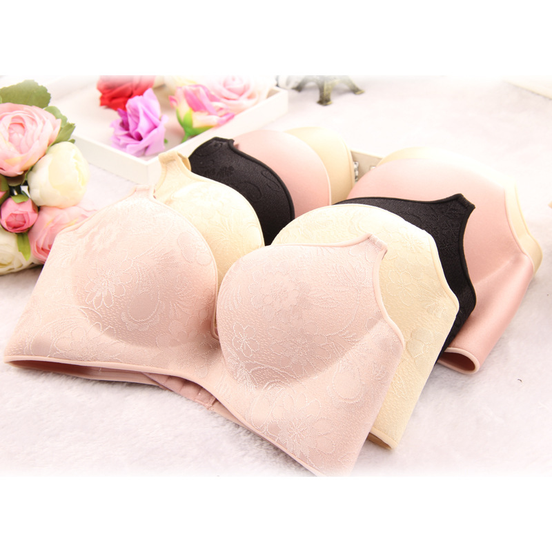 維多利亞VS秘密 超聚攏透氣無痕包邊胸罩 吊角包邊提花內衣工廠,批發,進口,代購