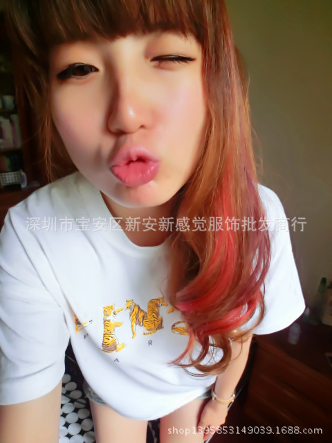 批发采购女式T恤-2014杨颖KEN20小老虎T恤小