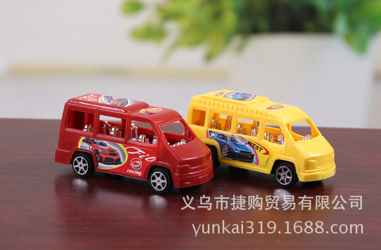 车模型-Q4小型巴士汽车模型玩具批发-车模型尽