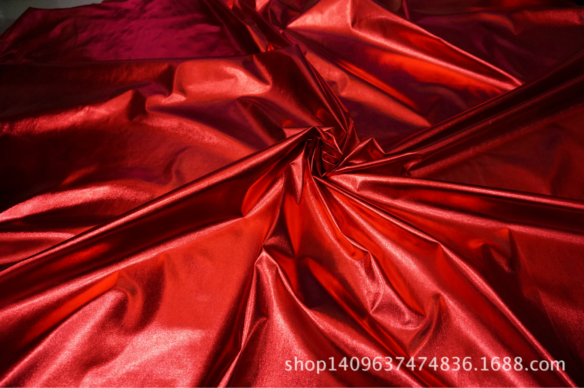 针织四面弹烫金