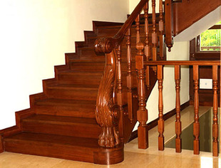 熠捷 上海实木楼梯制造 室内木楼梯 楼梯 橡木 榉木直销