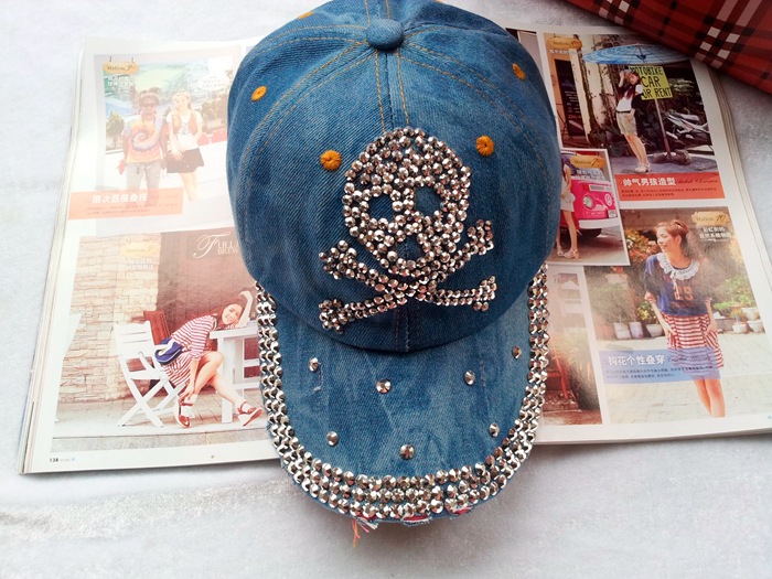 采购帽子-新款磨白做旧牛仔帽子 女 韩版潮帽 