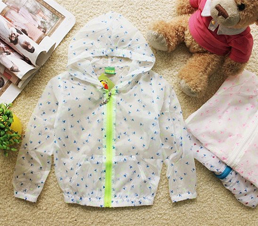 外贸新款童装批发 <em>韩版连帽</em>儿童<em>防晒</em>服 夏季童