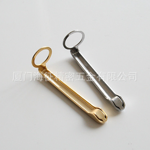 厂家专业加工金属笔夹 宝珠笔金属笔夹加工