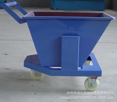 来图加工订做机床排屑专用集屑车  机床垃圾排屑车